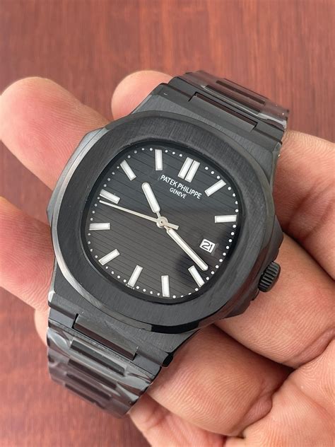 patek philippe edge side nautilus|patek philippe nautilus black strap.